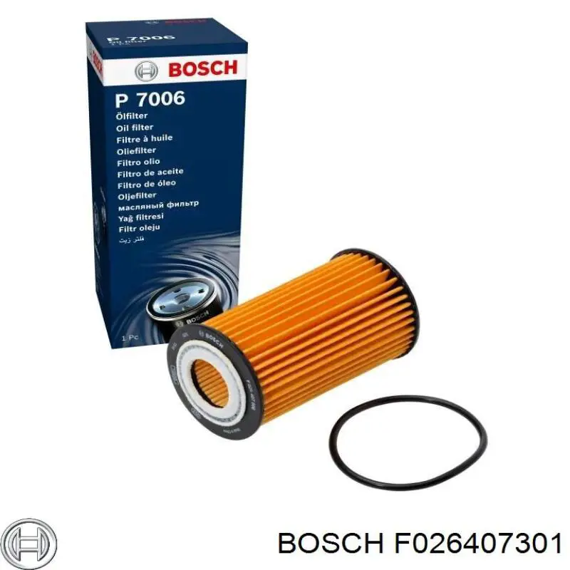 F026407301 Bosch Filtro aceite