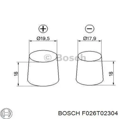 Batería Bosch F026T02304