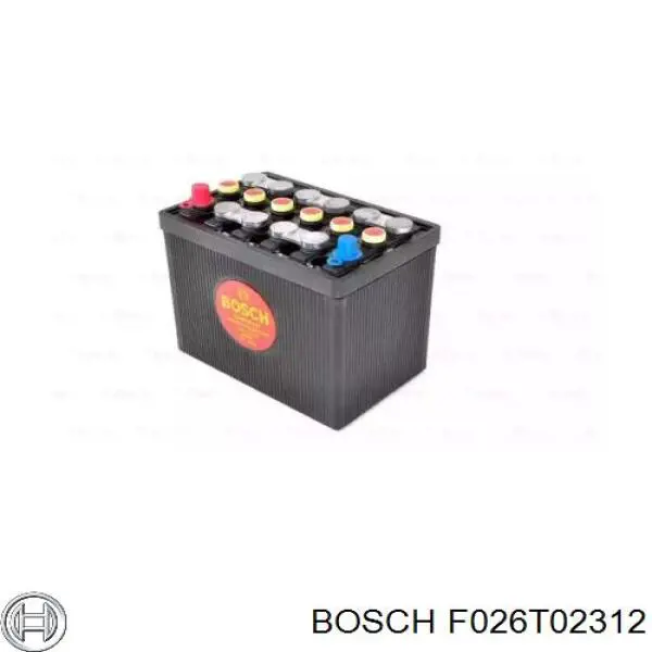 Batería de arranque BOSCH F026T02312