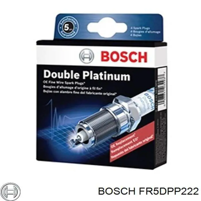 FR5DPP222 Bosch bujía de encendido