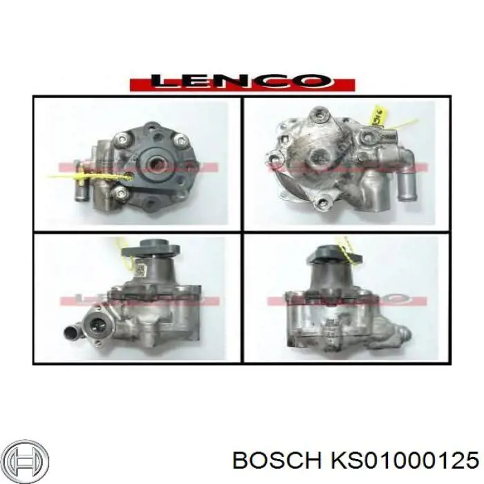 KS01000125 Bosch bomba hidráulica de dirección