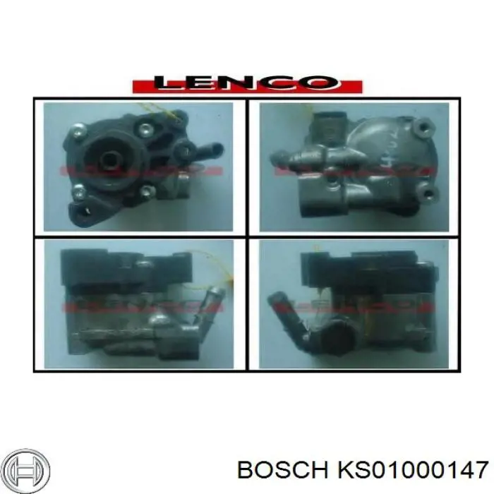Bomba de dirección hidráulica Bosch KS01000147