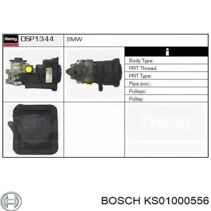KS01000556 Bosch bomba hidráulica de dirección