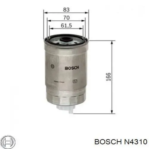 N4310 Bosch filtro combustible