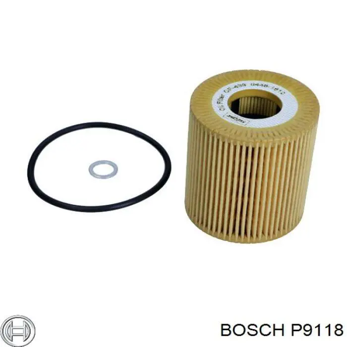 P9118 Bosch filtro de aceite