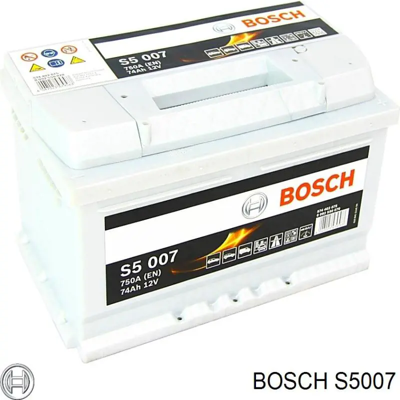 Batería de arranque Bosch S5007 precio, desde 95,71 EUR