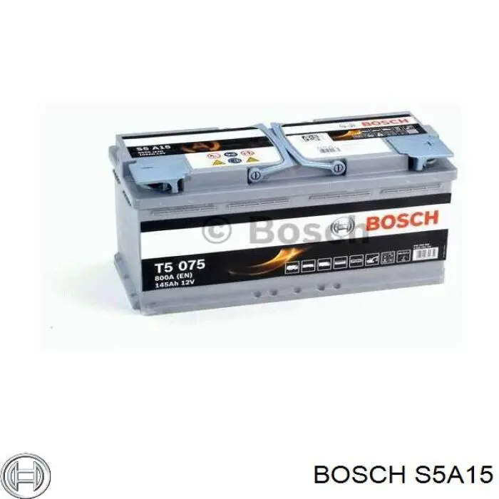 Batería de Arranque Bosch (S5A15)