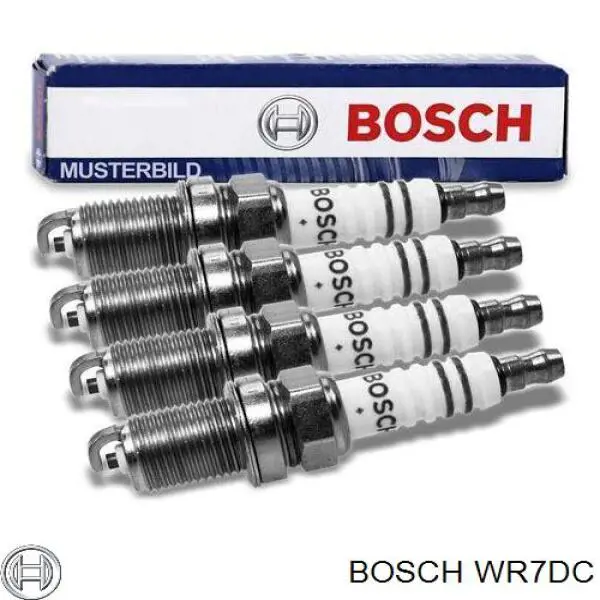 Bujía WR7DC Bosch