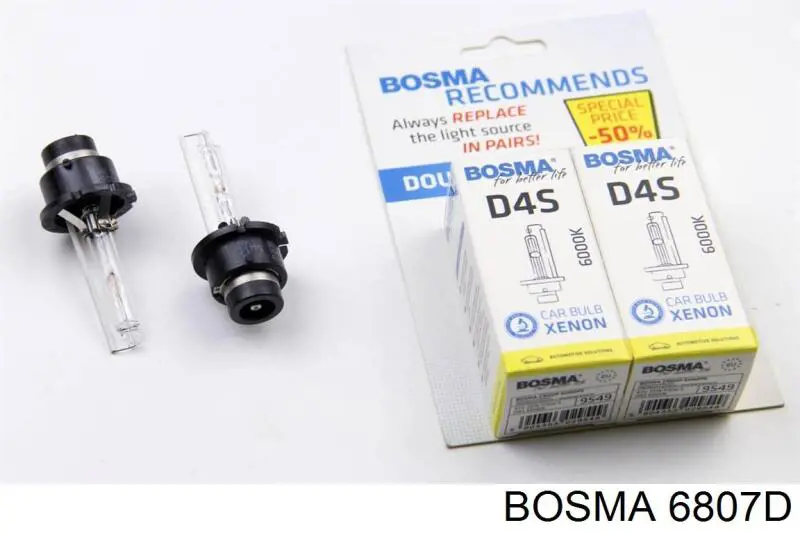 6807D Bosma bombilla de xenon