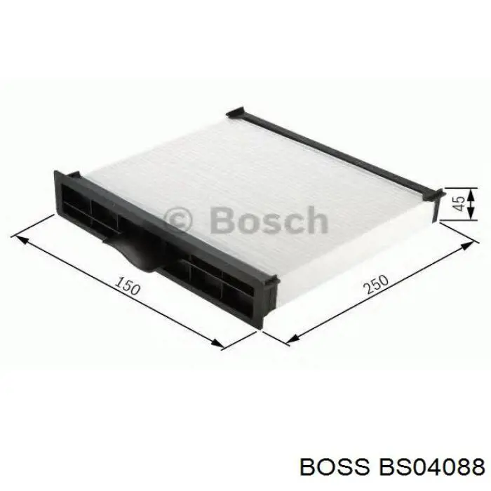 BS04-088 Boss filtro de habitáculo