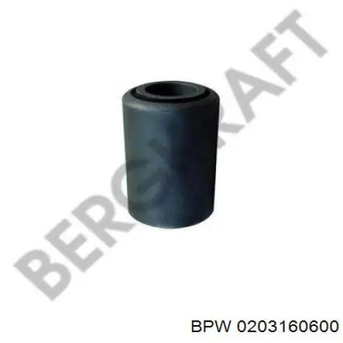 Buje metálico de la ballesta delantera 0203160600 BPW