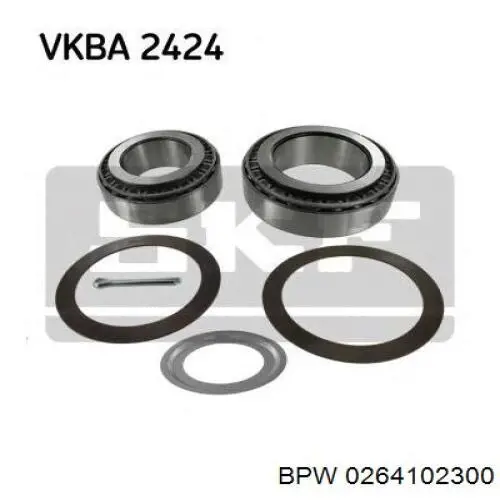 0264102300 BPW Rodamientos de rueda delantero
