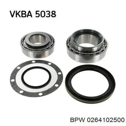 Cojinete de rueda delantero BPW 0264102500 precio, desde 31,02 EUR