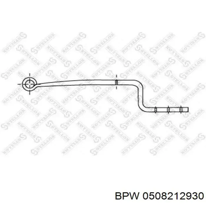 0508212930 BPW semimuelle trasero