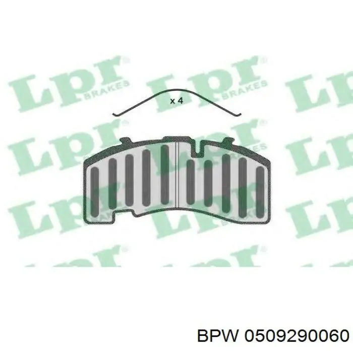 Pastillas traseras de freno BPW 0509290060 precio, desde 105,94 EUR