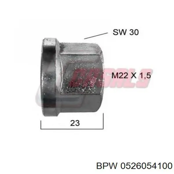 Comprar 0526054100 BPW Tuerca de neumático