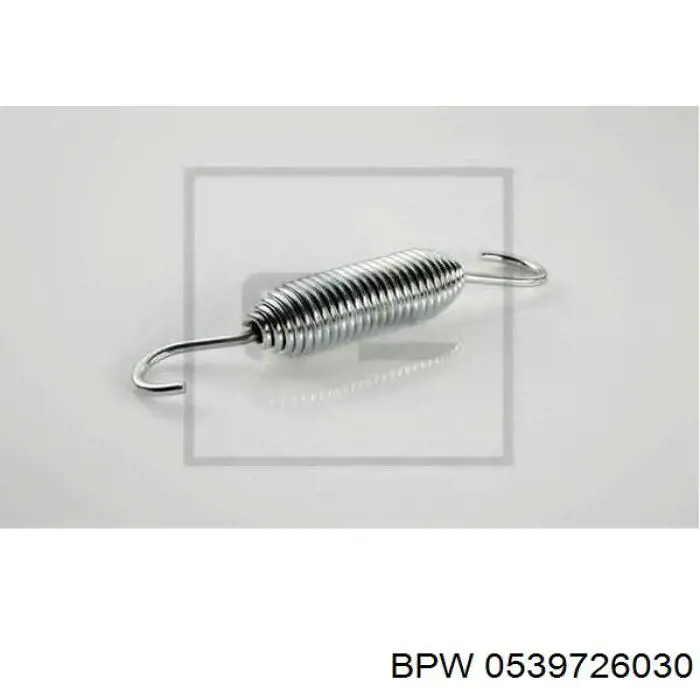 Muelle de las zapatas de freno traseras de tambor BPW 0539726030 precio, desde 2,06 EUR