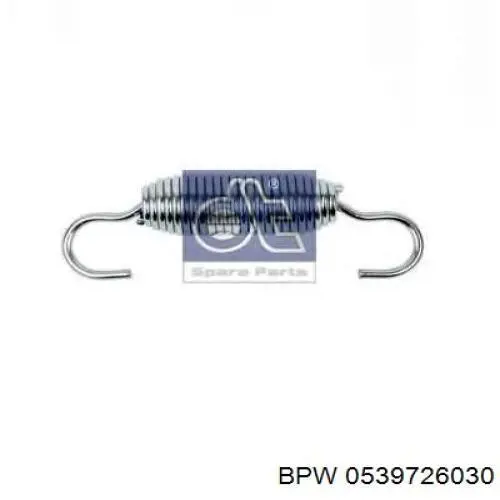 9903428 Iveco muelle, zapatas de freno traseras