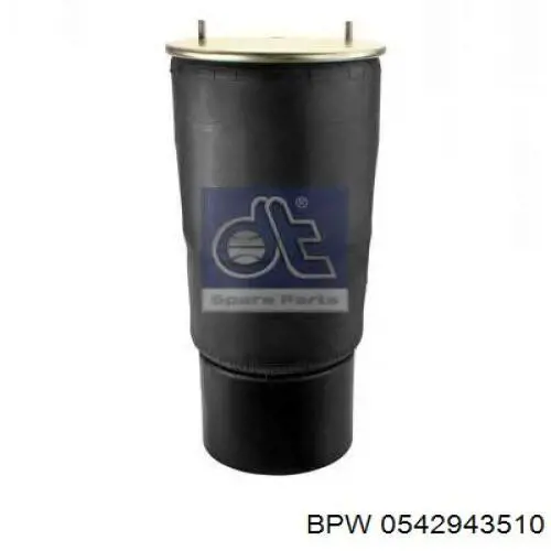 Bolsa neumática del eje 0542943510 BPW