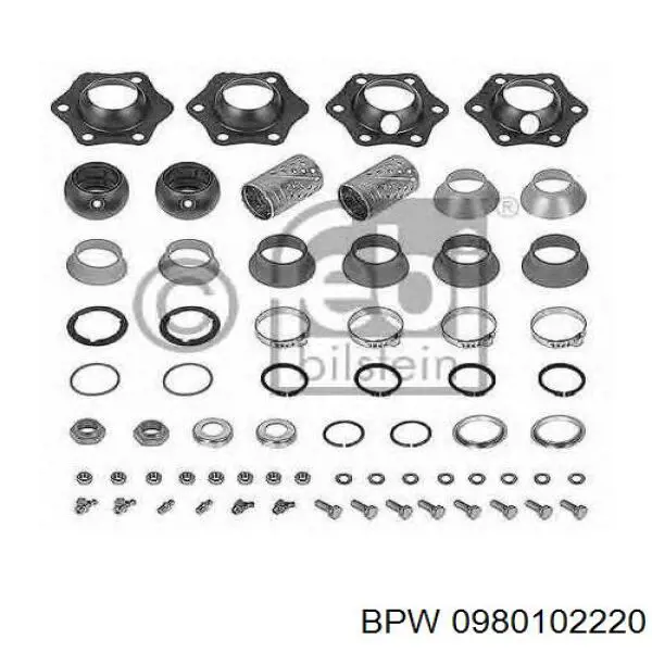 0980102220 BPW kit de reparacion eje de freno (trinquete)