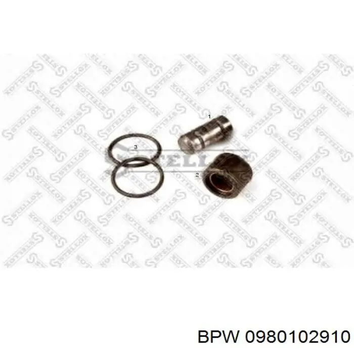 0980102910 BPW Juego de reparación, pastillas de frenos