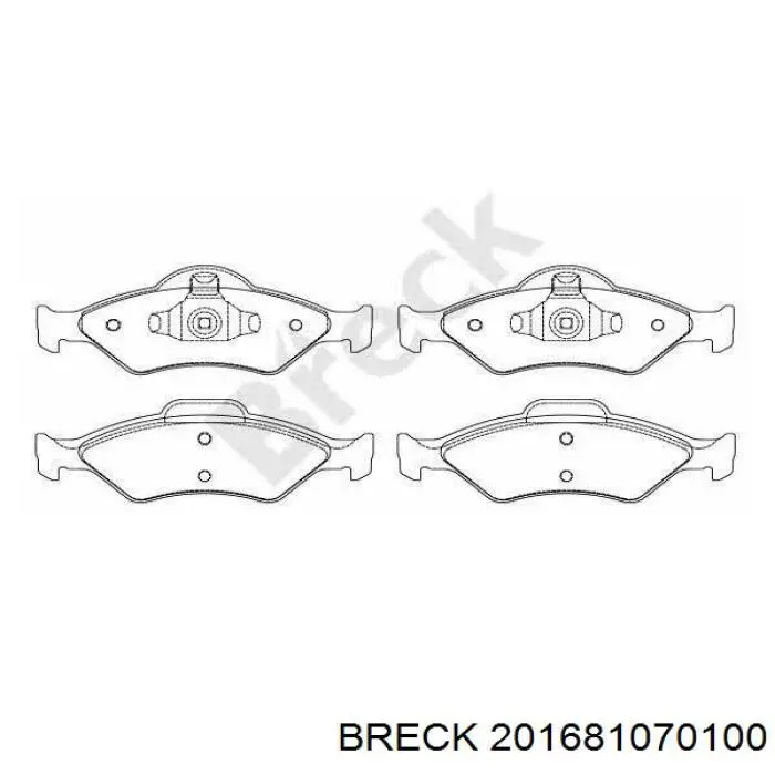 Pastillas de freno delanteras Seat Toledo 1 1L