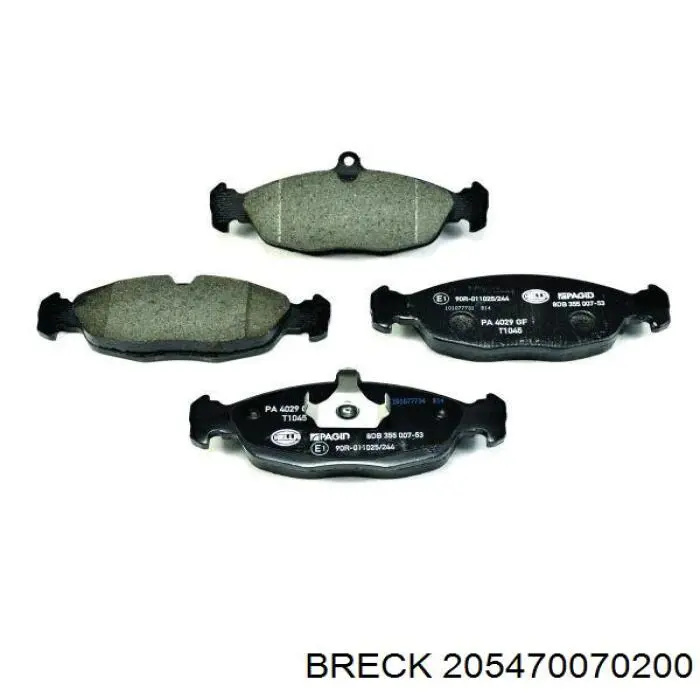 Pastillas de freno 90086146 General Motors