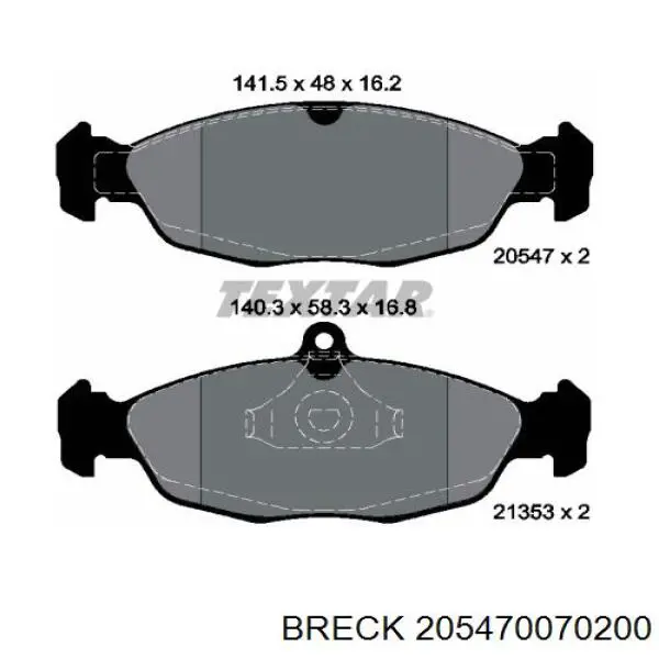 Comprar 90086146 General Motors Pastillas delanteras de freno