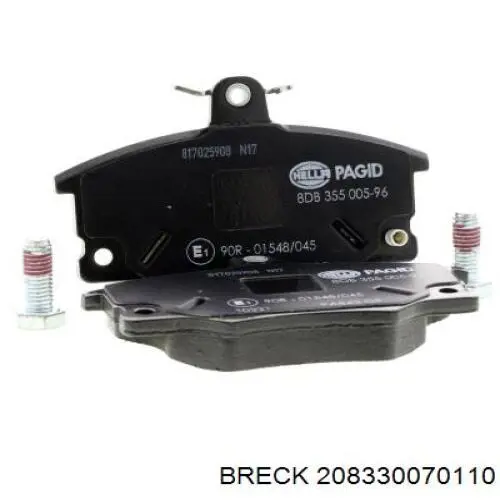 Pastillas de freno delanteras Fiat Tipo 160