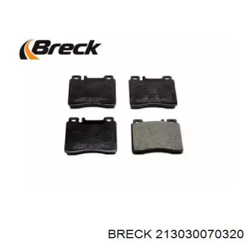 21303 00 703 20 Breck pastillas de freno delanteras