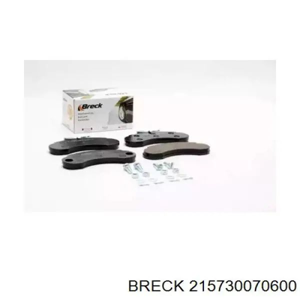 21573 00 706 00 Breck pastillas de freno delanteras