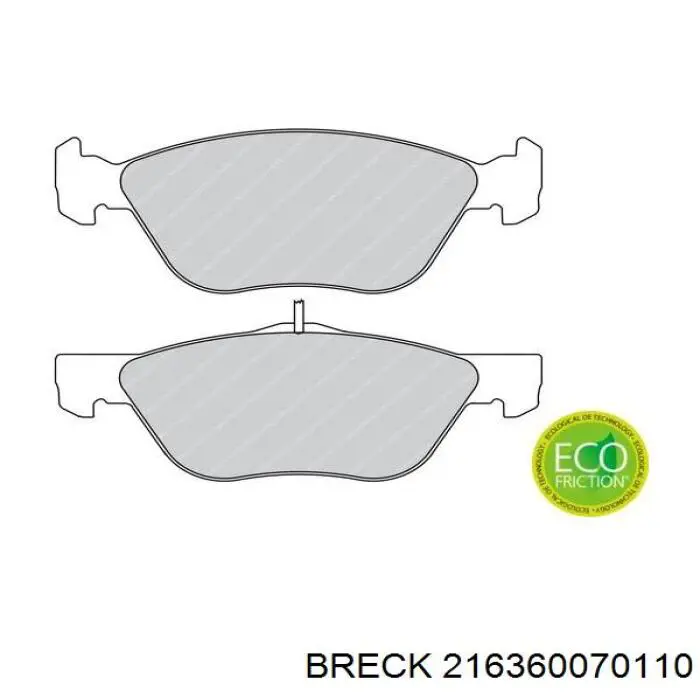 Pastillas de freno delanteras Alfa Romeo 156 932