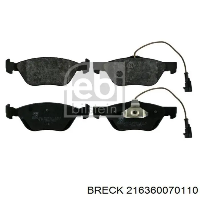 Pastillas de freno delanteras Alfa Romeo 156 932