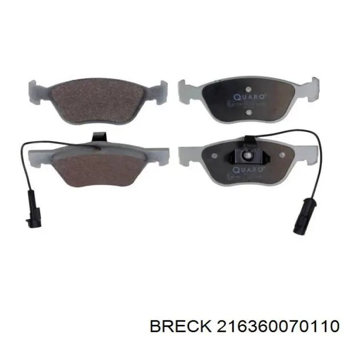 Pastillas de freno delanteras Alfa Romeo 156 932