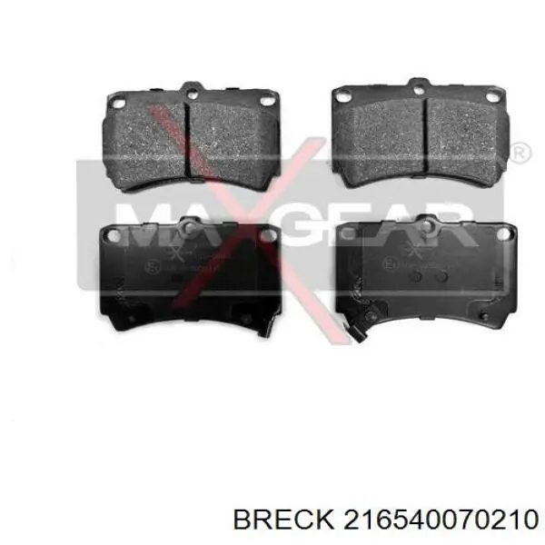 Pastillas de freno delanteras Mazda 323 BA