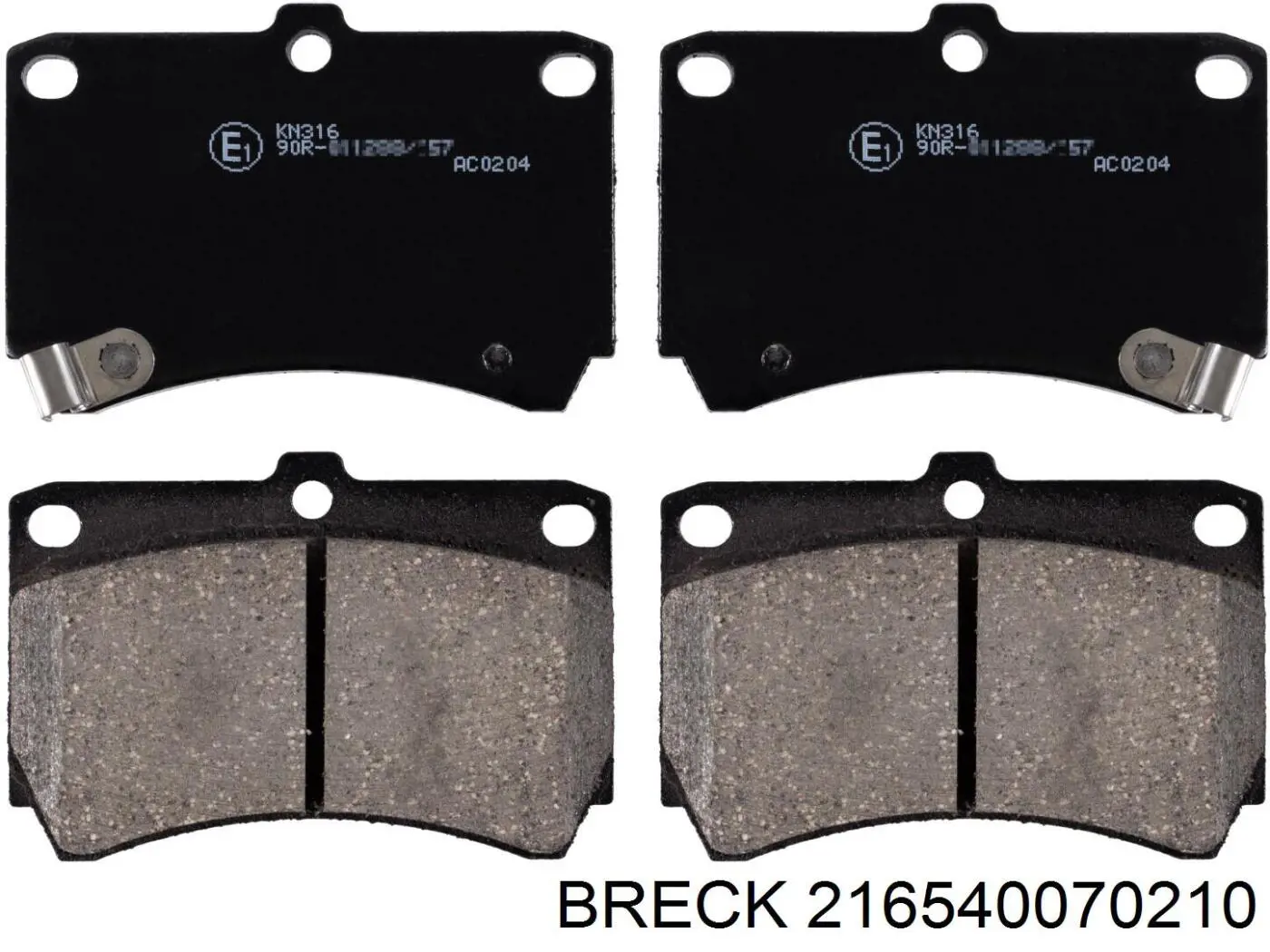 Pastillas de freno delanteras Mazda 323 BA