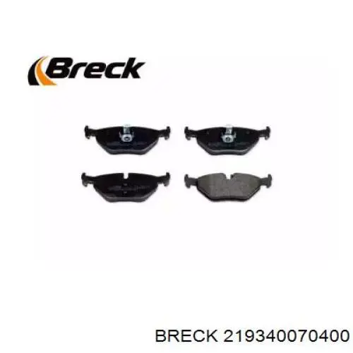 21934 00 704 00 Breck pastillas de freno traseras