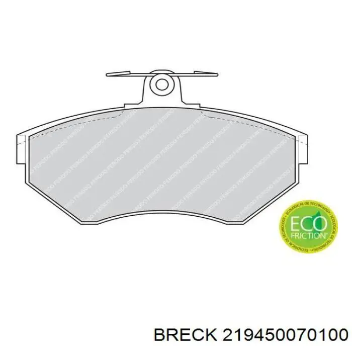 Pastillas de freno delanteras Seat Ibiza 2 6K1