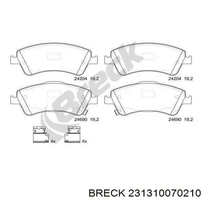 Pastillas de freno delanteras Seat Ibiza 5 KJ1, KJG