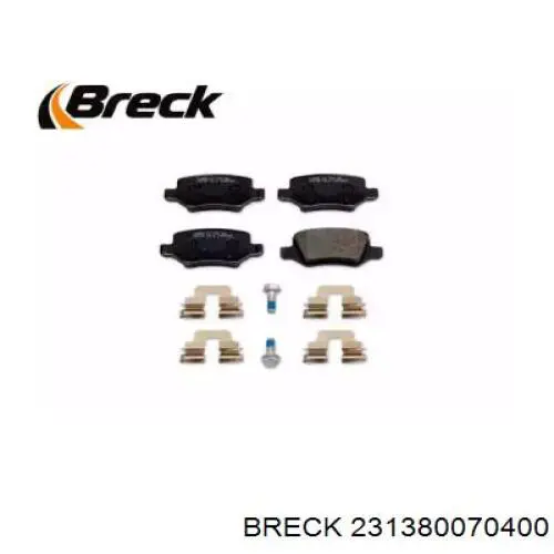 23138 00 704 00 Breck pastillas de freno traseras