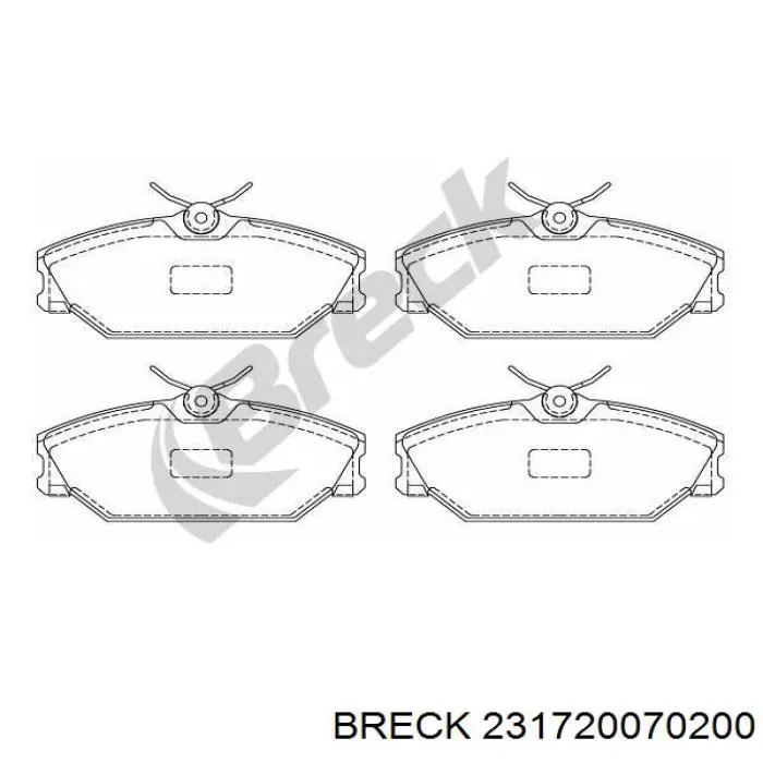 Pastillas de freno delanteras Renault Laguna 1 B56, 556