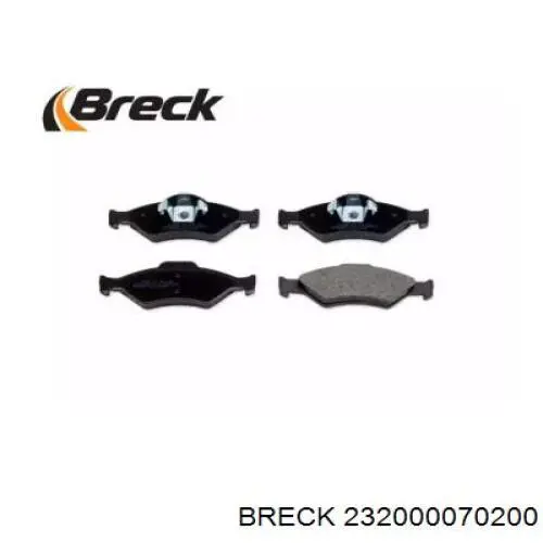 23200 00 702 00 Breck pastillas de freno delanteras