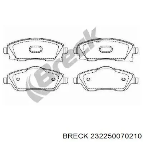 Pastillas de freno delanteras Opel Corsa F08, F68