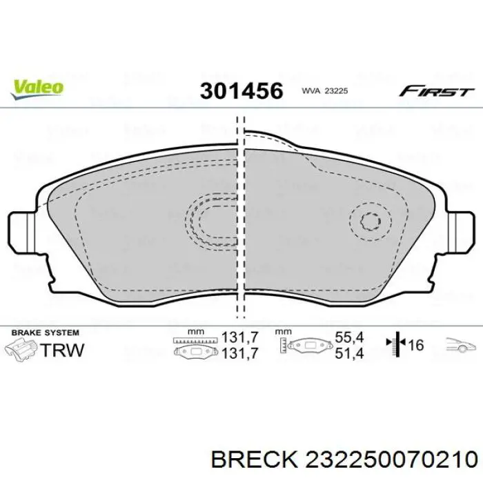 Pastillas de freno delanteras Opel Corsa F08, F68