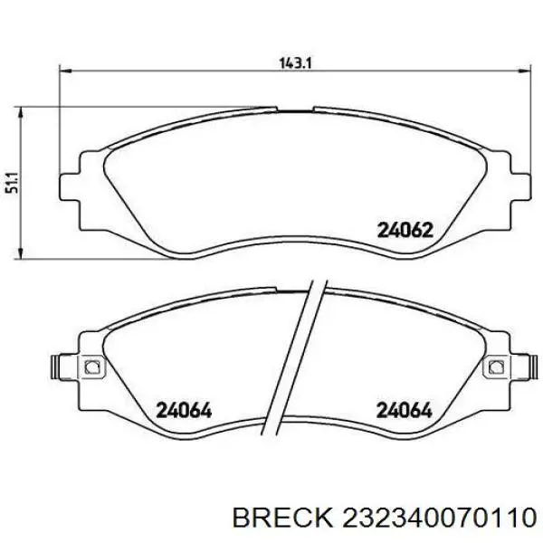 Comprar 19428034 General Motors Pastillas delanteras de freno