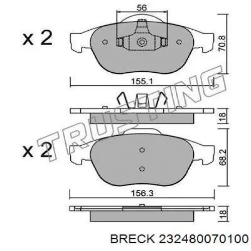 Pastillas de freno delanteras Renault Espace 4 JK0