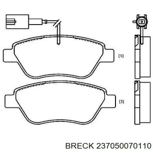 Pastillas de freno delanteras Fiat Stilo 192