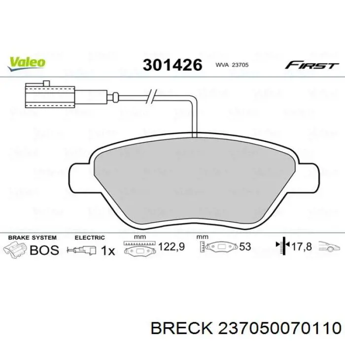 Pastillas de freno delanteras Fiat Stilo 192