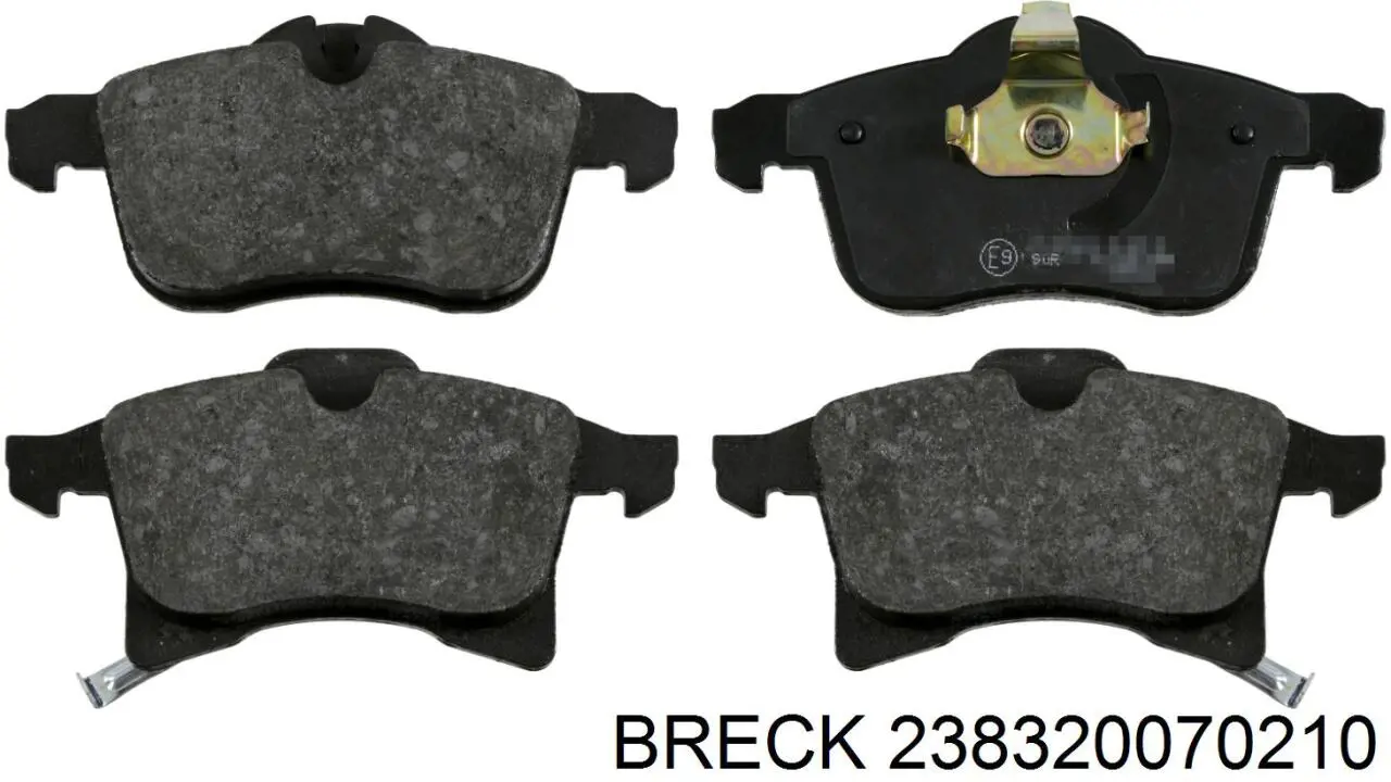 Pastillas de freno delanteras Opel Corsa X12