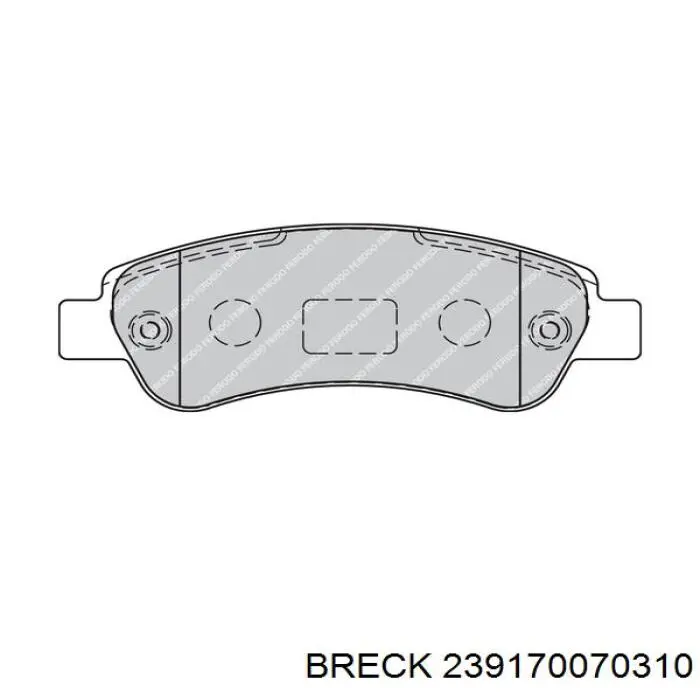 Pastillas de freno delanteras Fiat Ducato 2 230L
